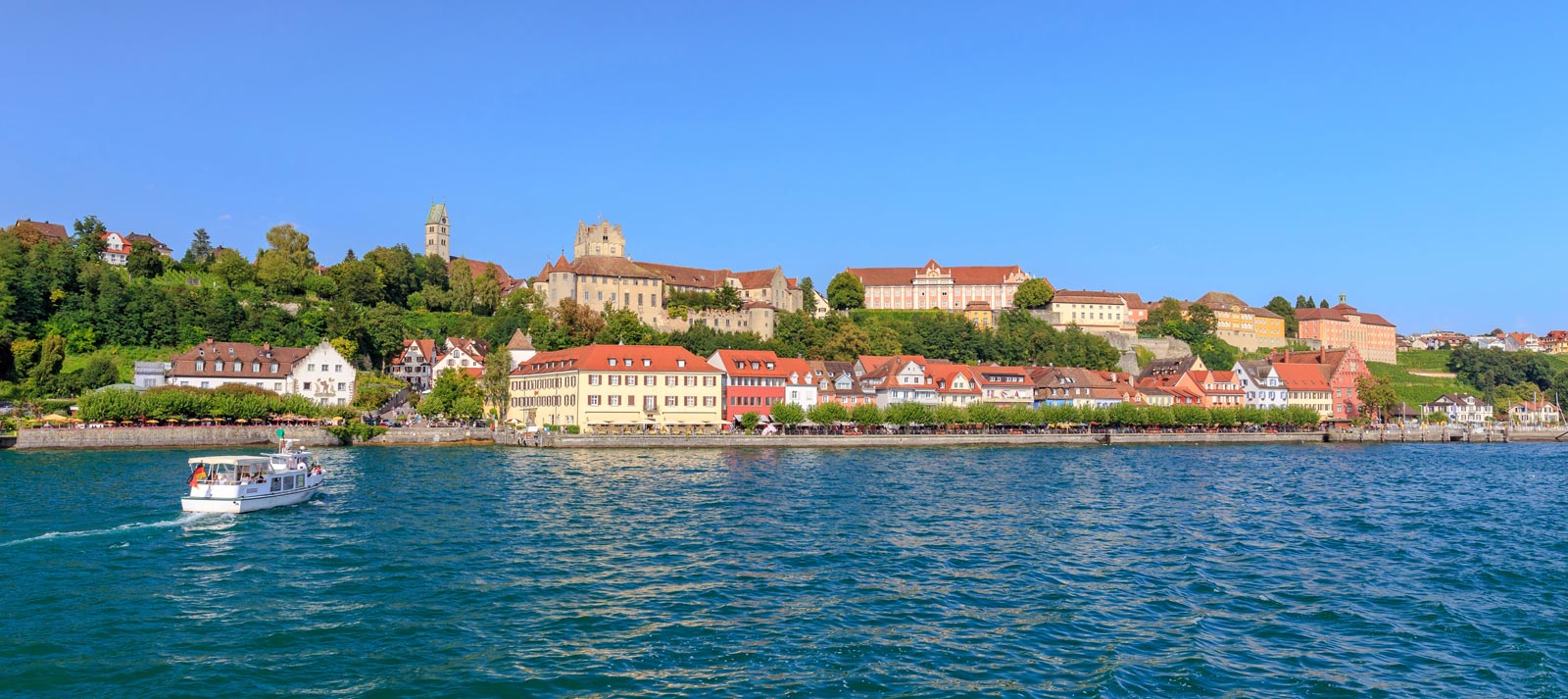 Meersburg am Bodensee mit Boot